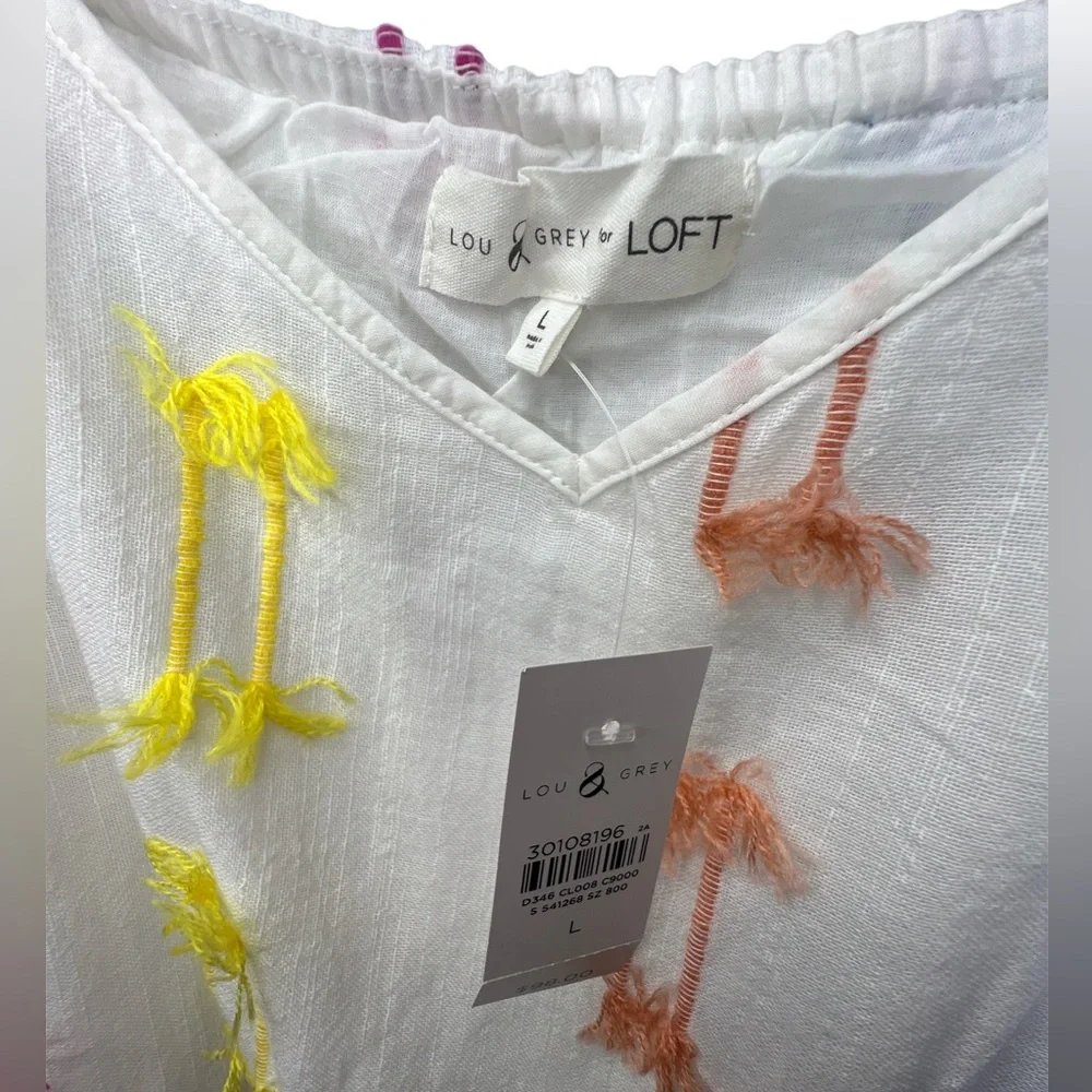 B9 NWT Lou & Grey LOFT Multicolor Strap Sun Dress - Picture 4 of 5